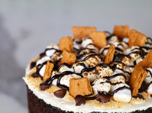 Load image into Gallery viewer, s'mores naked cake