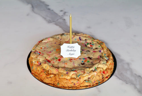 Extra Large Confetti Birthday Cake Cookie