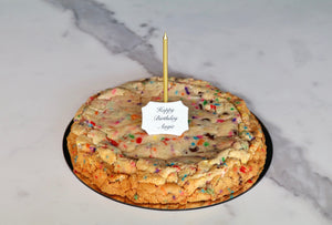 Extra Large Confetti Birthday Cake Cookie
