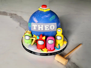 Among Us Birthday Smash Cake  in Hong Kong