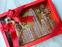 Load image into Gallery viewer, Hong Kong skyline Christmas gingerbread