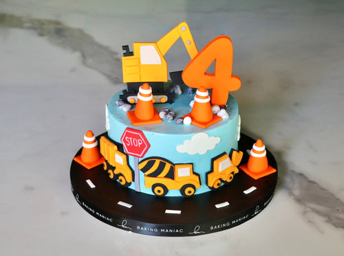 construction cake