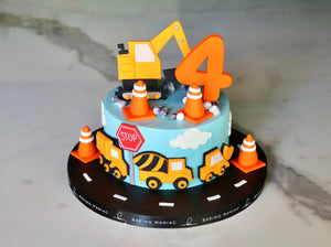 construction cake