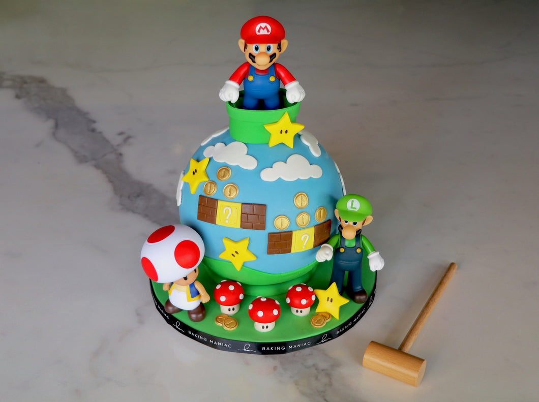 Mario Smash chocolate cake hong kong