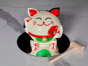 Waving Lucky Cat Cute Car Ornament Baking Cake Decoration | Fruugo FI