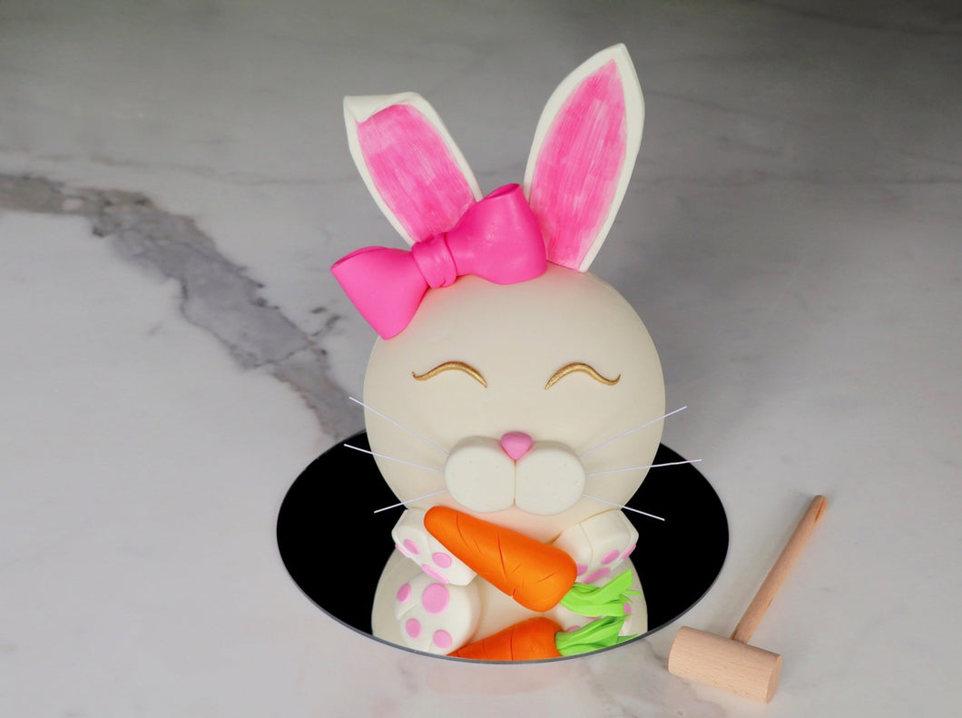 easter bunny smash chocolate cake hk