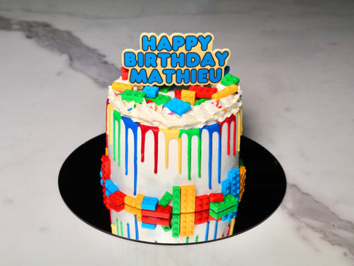 Lego birthday cake in hong kong