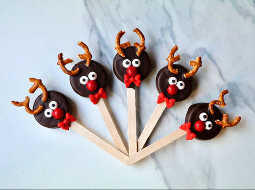 Reindeer Oreo Pops