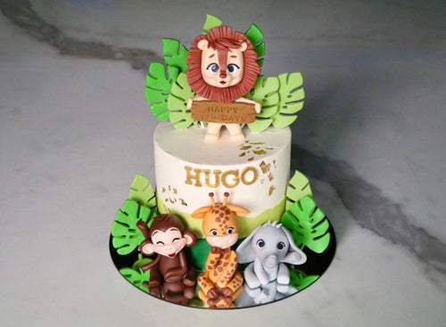 safari animal cake