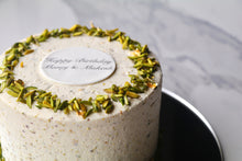 Load image into Gallery viewer, Eggless Pistachio Cake
