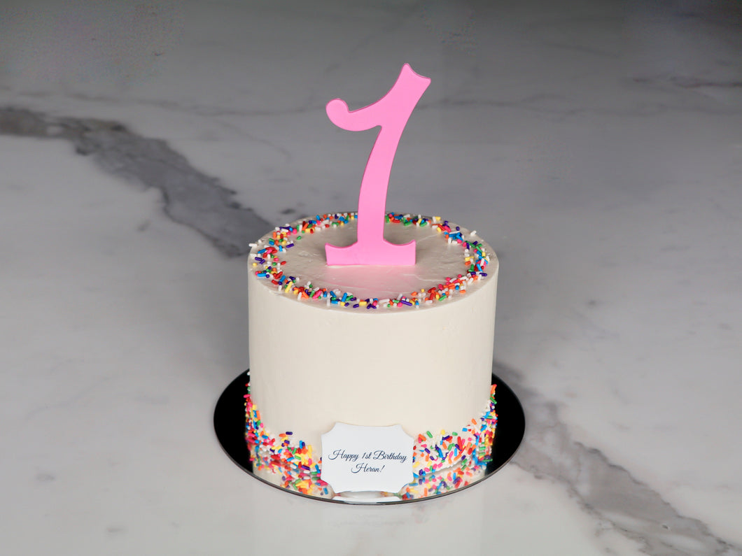 1st Birthday Themed Cake