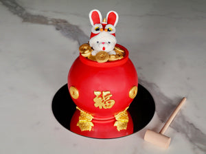 rabbit chinese new year smash chocolate