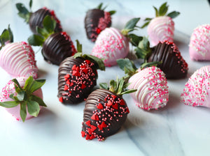 valentines day chocolate strawberries